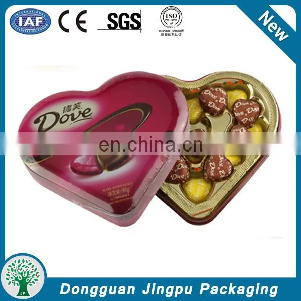 Vintage Heart Shape Tin Box, Perfect For Chocolate Decor , Cookie Tin Heart Shape for Girlfriend Gift photo-5