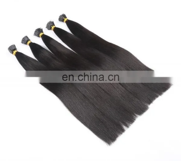 1 G/s , 10-40" , I U V Flat and Nail Tip Italian Keratin Pre-Bonded Remy Human Hair Extension photo-4