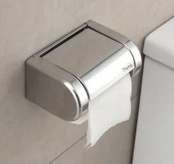Stainless Steel Small Roll Paper Dispenser photo-2