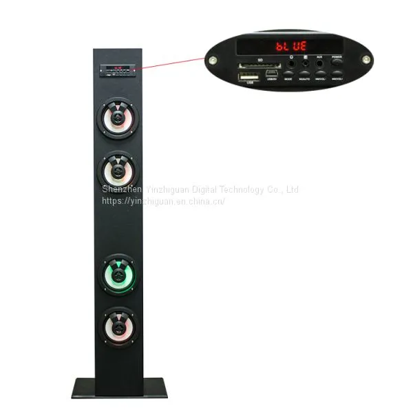 Bluetooth Wireless Tower Speaker Outdoors Home Style Powered Speaker With Color Lights photo-2