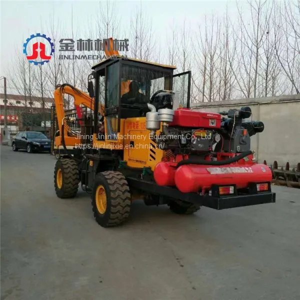 Green / Yellow Pile Foundation Machine Road Guardrail photo-3