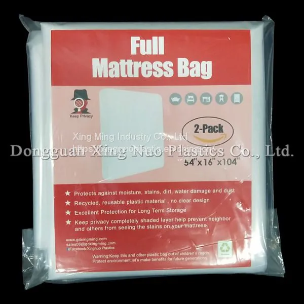 02 Style 2 Pack Full Mattress Bag 54 * 16 * 104 Inch