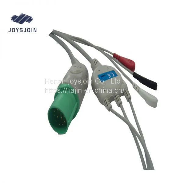 Mindray PM9000 5 Leads ECG Cable With Leadwires Snap TPU Meterial