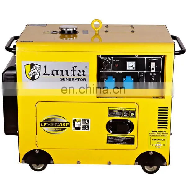 3KW 5KW 6.5KW 7.5KW 220V/380V Single Phase Three Phase Air-Cooled Portable Kipor Sound Proof Diesel Generator photo-2