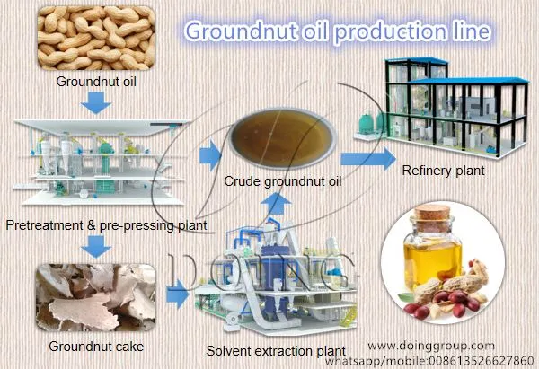 SGS Certificate Peanut Oil Processing Plant, Groundnut Oil Production Line With Engineer Installation Guide photo-2