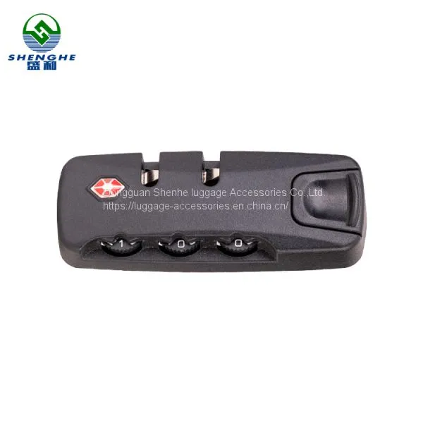 Custom Bag Parts Accessories Plastic Password 3 Digit Luggage Digital Combination Lock photo-5