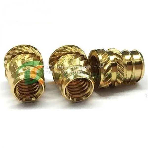 ITC-080/256/440/632/832 Brass Insert Nut Knukles Nuts Insertos Knurling Copper Rivnut Threaded Rivet Ecrou Cejilla Inserti PEM Standard photo-5