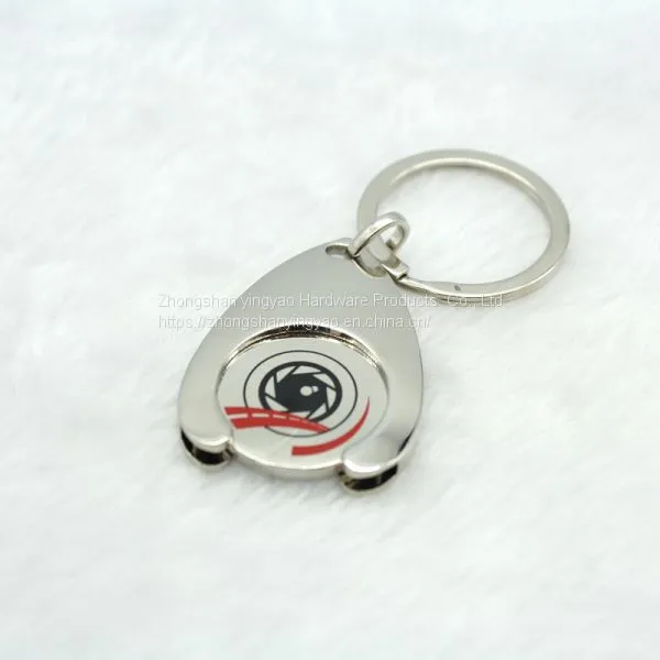 Coin Holder Key Chain, Replaceable Coins, Promotional Gifts, Can be Customized