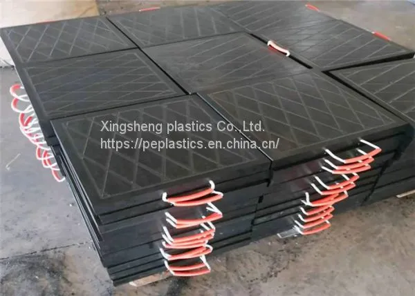 Anti Slip Surface Uhmwpe Crane Foot Support Pad photo-3