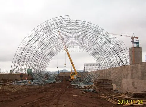 Comprehensive Solid Waste Utilization Project Steel Space Frame Structure Barrel Storage Project in Shanxi photo-3