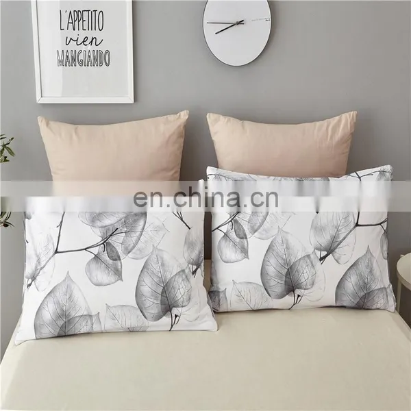 Hotel Solid Color Imitated Silk Luxury Satin Comforter Bedding Set 3pcs Hotel Bedding Set photo-5