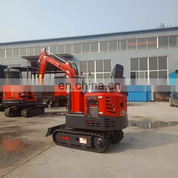 Garden Use Small Digger Towable Backhoe Mini Excavator in Stock photo-3