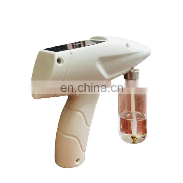 Hot Sale Portable Disinfection Sanitizer Wireless Rechargeable Blue-ray Nano Spray Gun photo-3