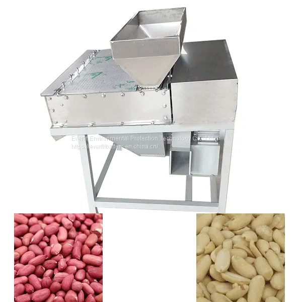 Automatic Peanut Dry Peeling Machine for Sale | Peanut Peeling Machine | 200 Kg/H Groundnut Peeling Machinery photo-3