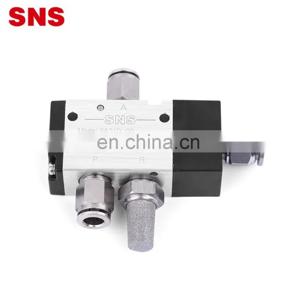 SNS 3A Series Two-position Three-way Industrial Solenoid Pneumatic Air Exterior Control Valve photo-4