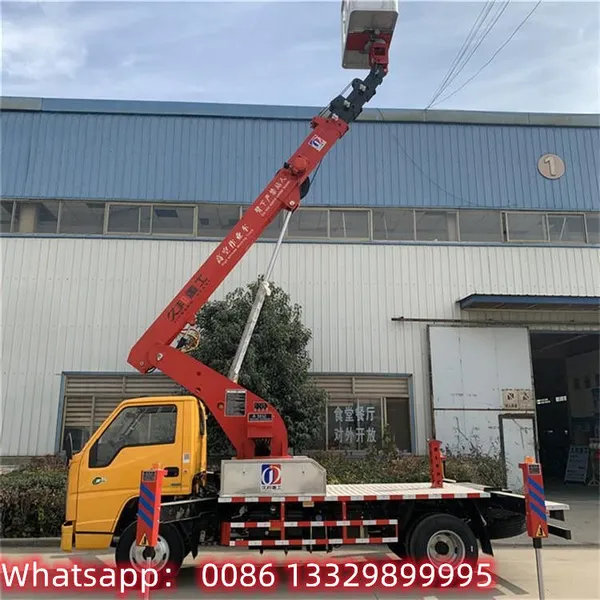 HOT SALE! JMC Brand Diesel 21m Telescopic Type Aerial Working Platform Truck photo-2
