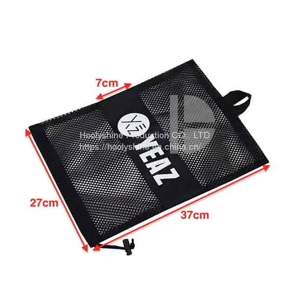 Customized Drawstring Mesh Bag Washable Mesh Bag Storage Bag Reusable Drawstring Bag photo-4