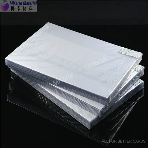 0.04mm 0.05mm 0.06mm Pvc Overlay Sheet Roll for Smart Card Production photo-2