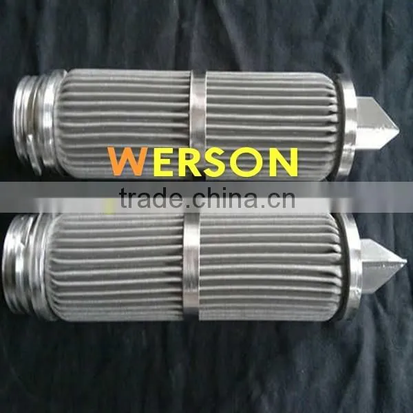 Vickers Hydraulic Filter Element,pleated Filter Cartridge in 316 S.s Mesh photo-6