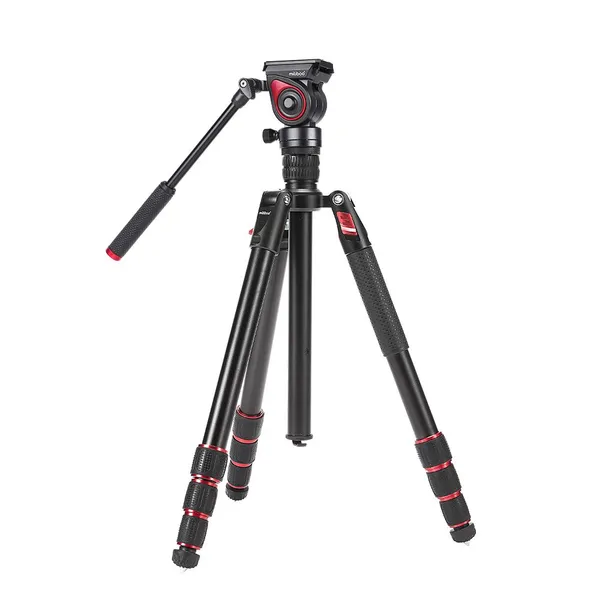 Miliboo MUFA Aluminum 3-Section Tripod Kit With Fluid Head