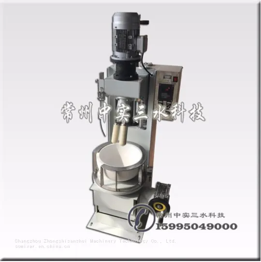 Pneumatically-lifted Grinder With Double Pestle and Ceramic Mortar (manual Discharging)