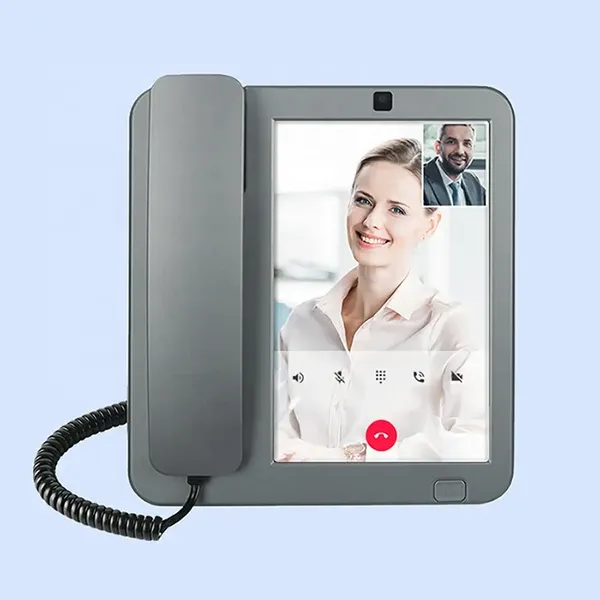 House Office Sim Card Fixed Wireless Phone Android WiFi Bluetooth Hotspot 8inch Screen Cordless Android Desk Phone photo-3