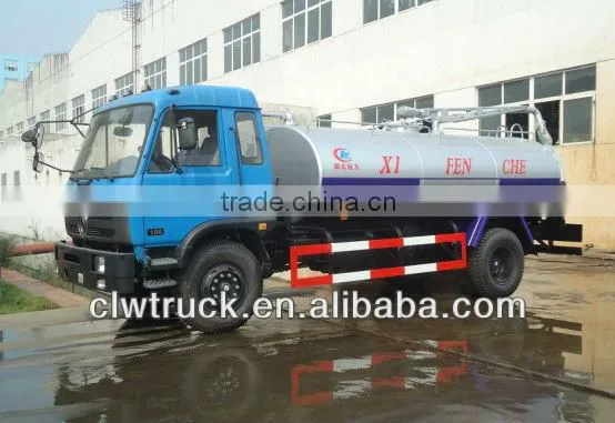 10000L Dongfeng 153 LHD&RHD New Fecal Suction Truck for Sale