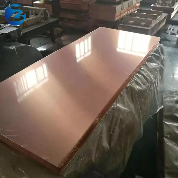C11000 Customized 99.99 Pure Bronze Copper Sheet Metal / Pure Copper Plate photo-2