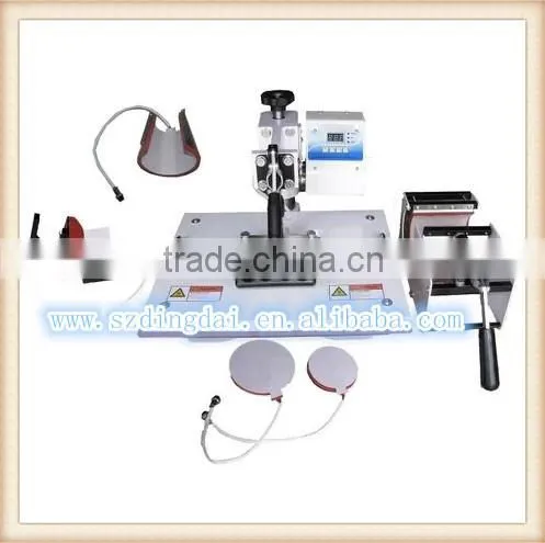 Shaoxing 5 in 1 Combo Heat Press Machine Heat Transfer Machine ,sublimation Machine Black & White photo-2