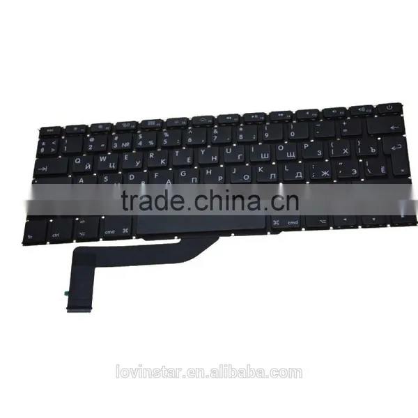 From China Computer New Russian Design Products Laptop Replacement Keyboard For Apple Macbook Pro Retina 15" A1398 2013-2016 photo-4