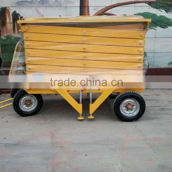 4-16m 300-1000kgs Electric Motor Lift Drive / Actuation and Scissor Lift Lift Mechanism Electric Scissor Lift photo-5