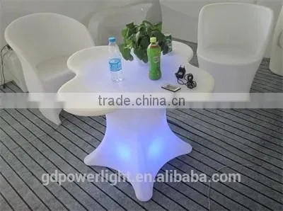 PE Plastic Bar Table With LED Light and Remote YXF-7871K photo-3