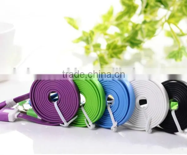 Slim Flat Electric Data Connector Micro USB Cable photo-5