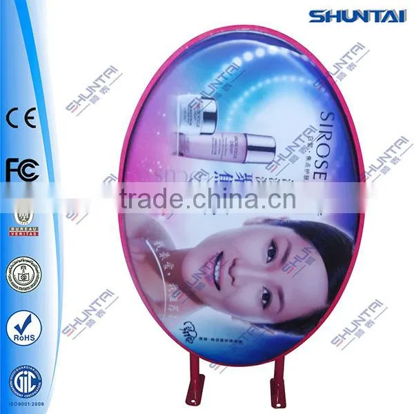 Oval Bracket to Wall Outdoor Double Sided Led Sign