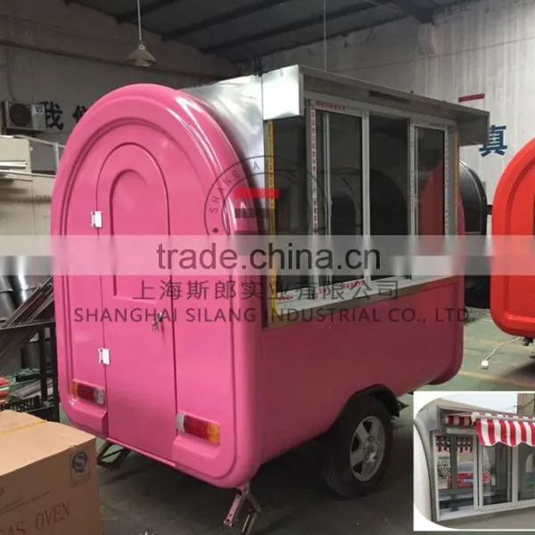 SILANG SL-6 Pink Food Truck Multi-functional Mobile Food Trucks Mobile Food Carts photo-5
