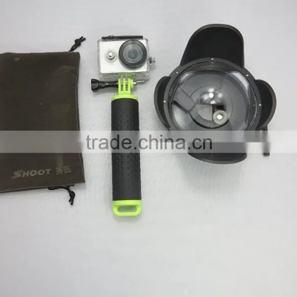 SHOOT XIAOYI Dome Port for XIAOMI YI Sport Camera photo-2