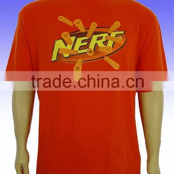 Printing Plain Cotton Red Short Sleeve T-shirt Made in China photo-5