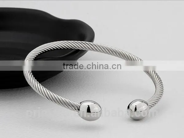 100% Copper Bangle Magnets Health Balance Magnetic Pure Copper Bracelet photo-5
