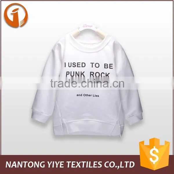2016 Wholesale Girls/kids Clothes Fashion Alphabet Cotton Long-sleeved Sweater