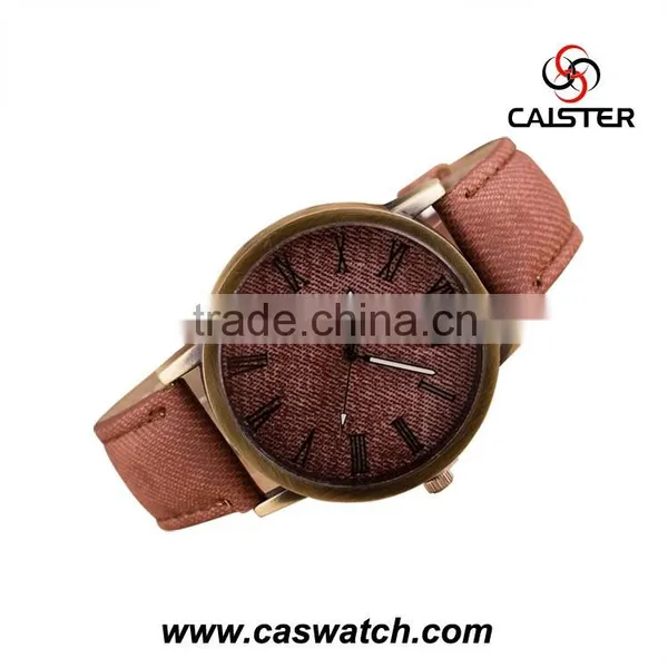 Simple Dials Leather Bracelet Alloy Case Unisex Watch photo-6