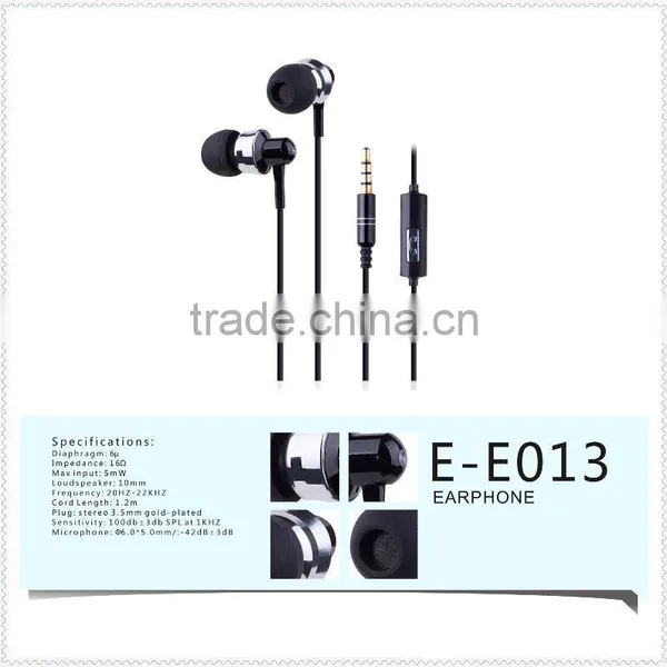 Best Fashion Earphone,metal Earphone,earphone With Mic for Mobile Phone photo-4