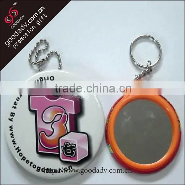 Wholesale Fine Quality Customized Multipurpose Mirror Key Rings gd Printed With Smile Face Quality Choice photo-6