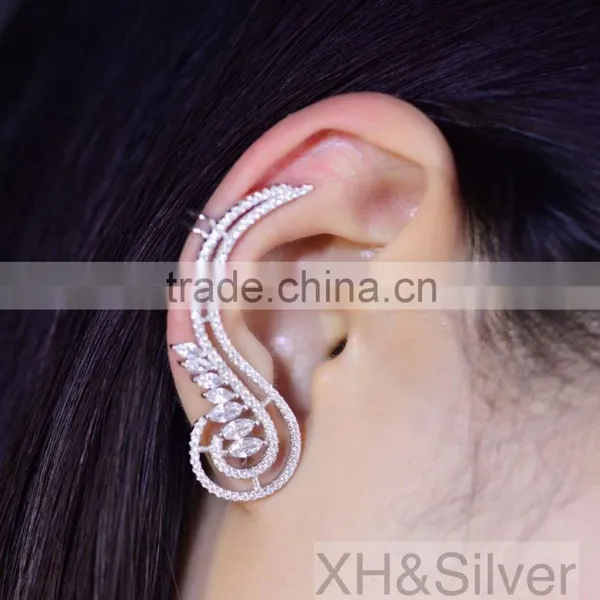 New Model Women Wear Stud Earrings Silver Fashion Jewelry photo-2