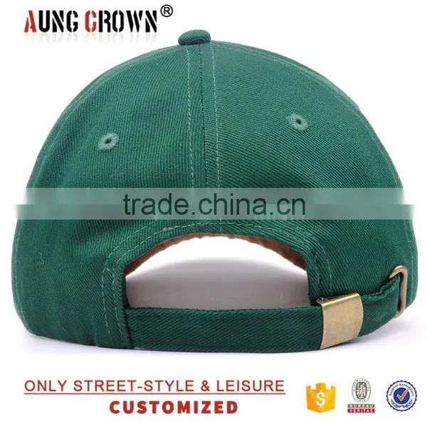 Custom 100% Cotton Custom Green Baseball Cap photo-5