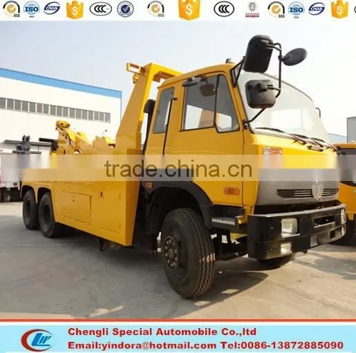 Hot Sale Dongfeng Heavy Duty 6*4 Slide Rotator Wrecker New Breakdown Tow Truck
