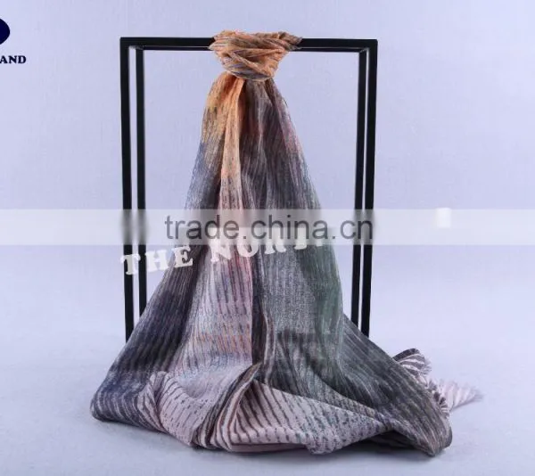 Water Soluble Cashmere Printed Scarf CS14122201 photo-4
