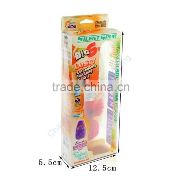 Custom Logo Rectangular Clear Plastic Packaging Sex Toy Box photo-2