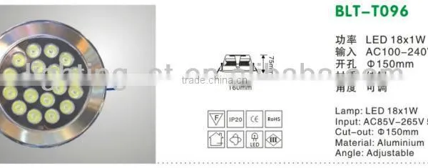 18w Led Ceiling Light Ceiling Led Light Led Ceiling Spot Light