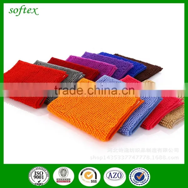 Luxury Bathroom Soft Microfiber Non-slip Bath Rug photo-4