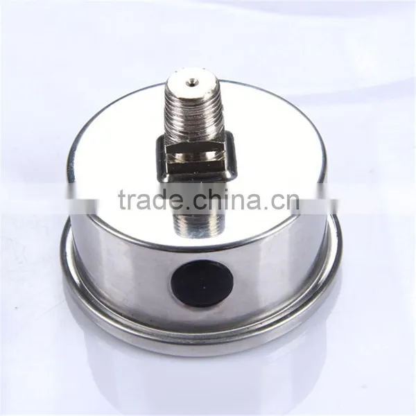 Durable Light Weight Easy To Read Clear Mini Pressure Gauge For Liquid Media photo-4